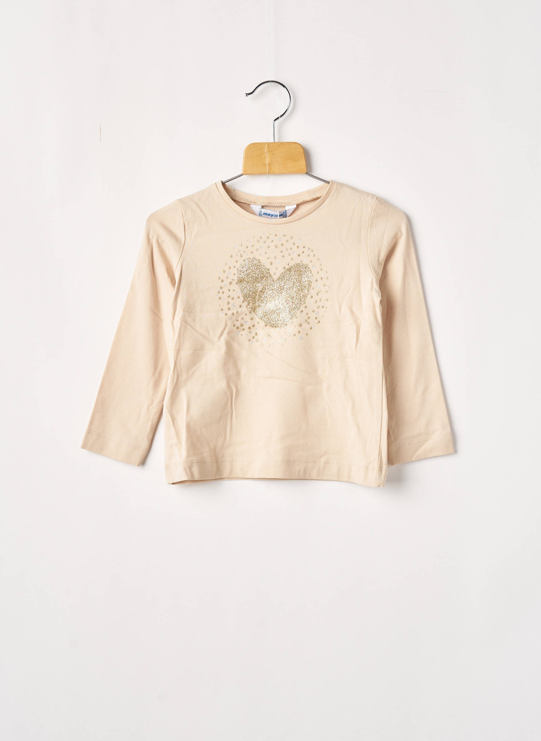 Mayoral Tshirts Fille couleur beige
