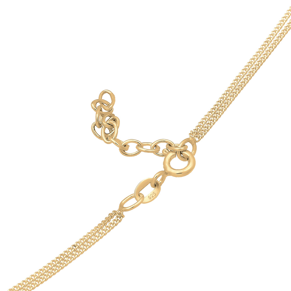 Elli Elli Collier Layer Halbmond Sonne Astro 925er Sterling Silber collier
