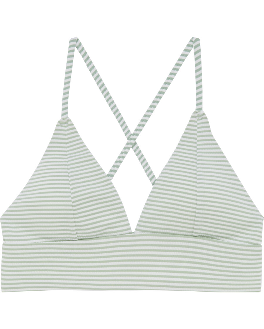 Gestreiftes Bikini-Oberteil