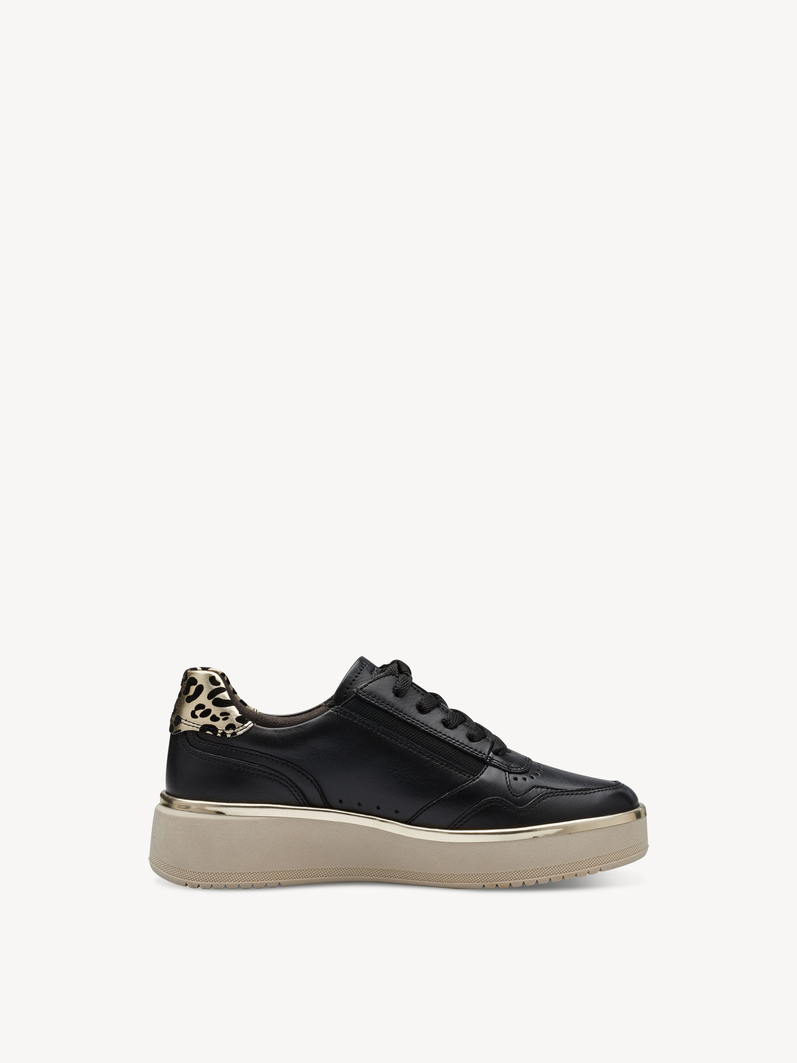 Basket en cuir - noir