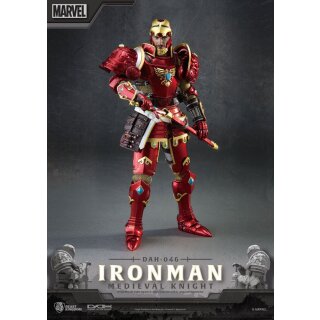 Marvel Dynamic 8ction Heroes Actionfigur 1/9 Medieval Knight Iron Man 20 cm