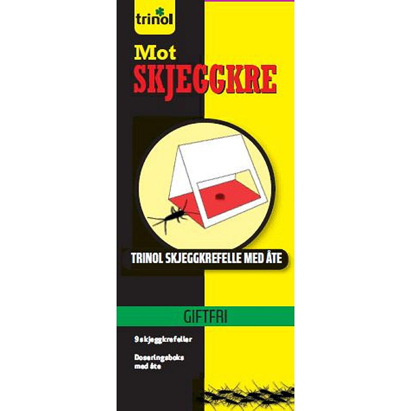 Trinol Skjeggkrefelle m/åte, 9 stk, Trinol