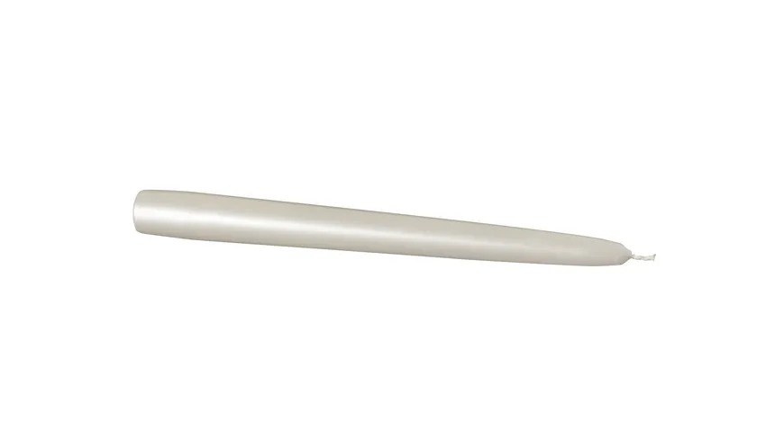 Steinhart Spitzkerze Edelglanz 24cm weiß