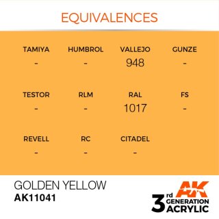 AK Golden Yellow (17 ml)