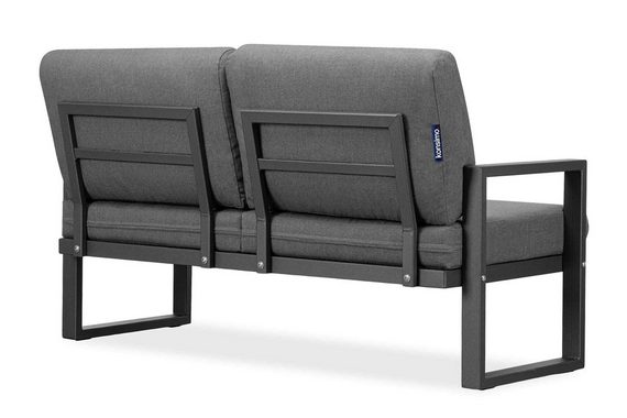 Konsimo Loungesofa FRENA Gartensofa 2, UV-Beständigkeit, rostbeständig, schmutzabweisende Eigenschaften