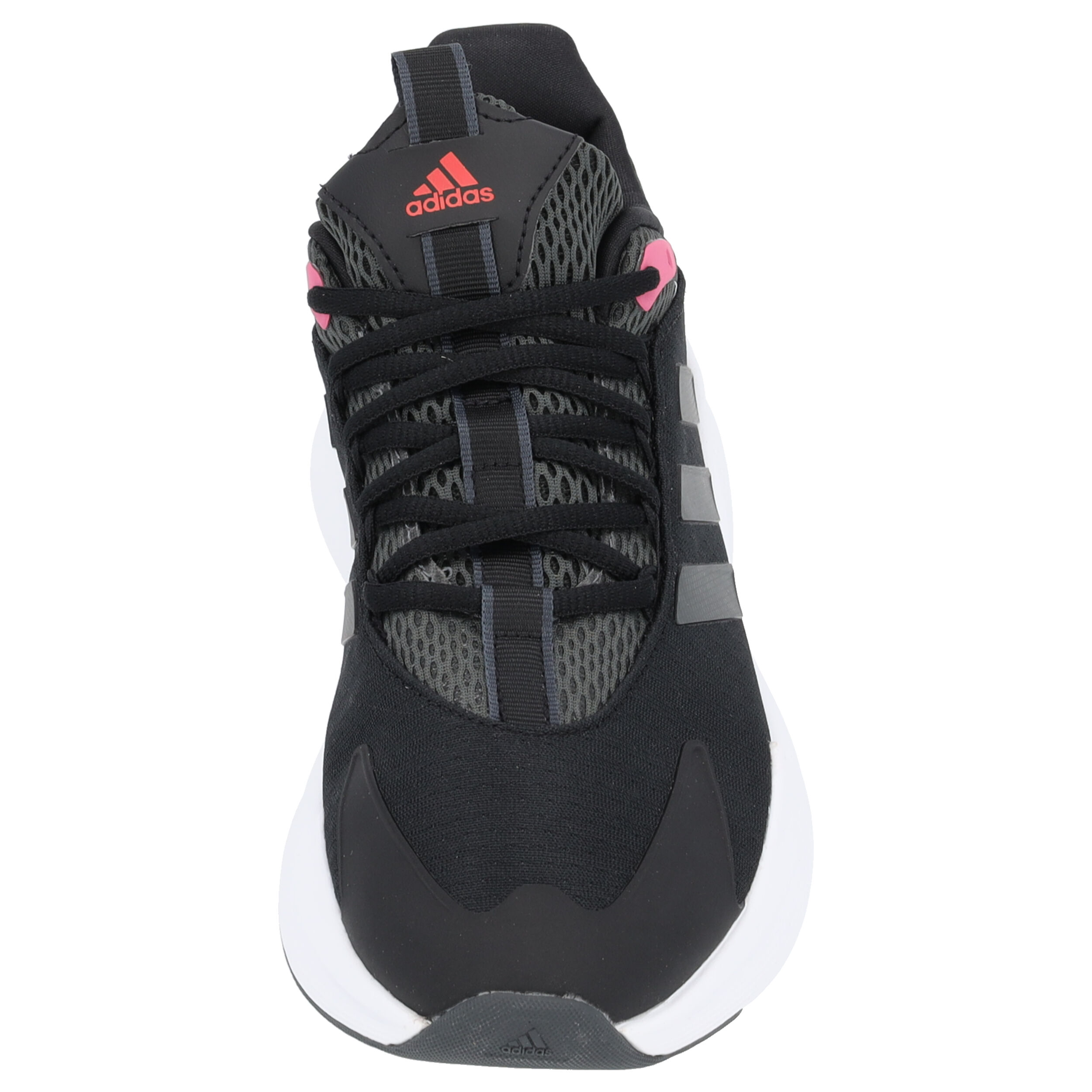 Adidas Alphaedge W, Sneakers Low, Damen, Schwarz/Grau/Pink