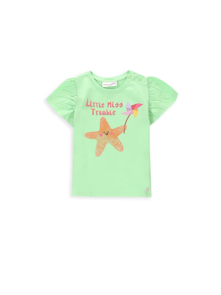 Coccodrillo T-Shirt mit kurzen Ärmeln in grün günstig kaufen