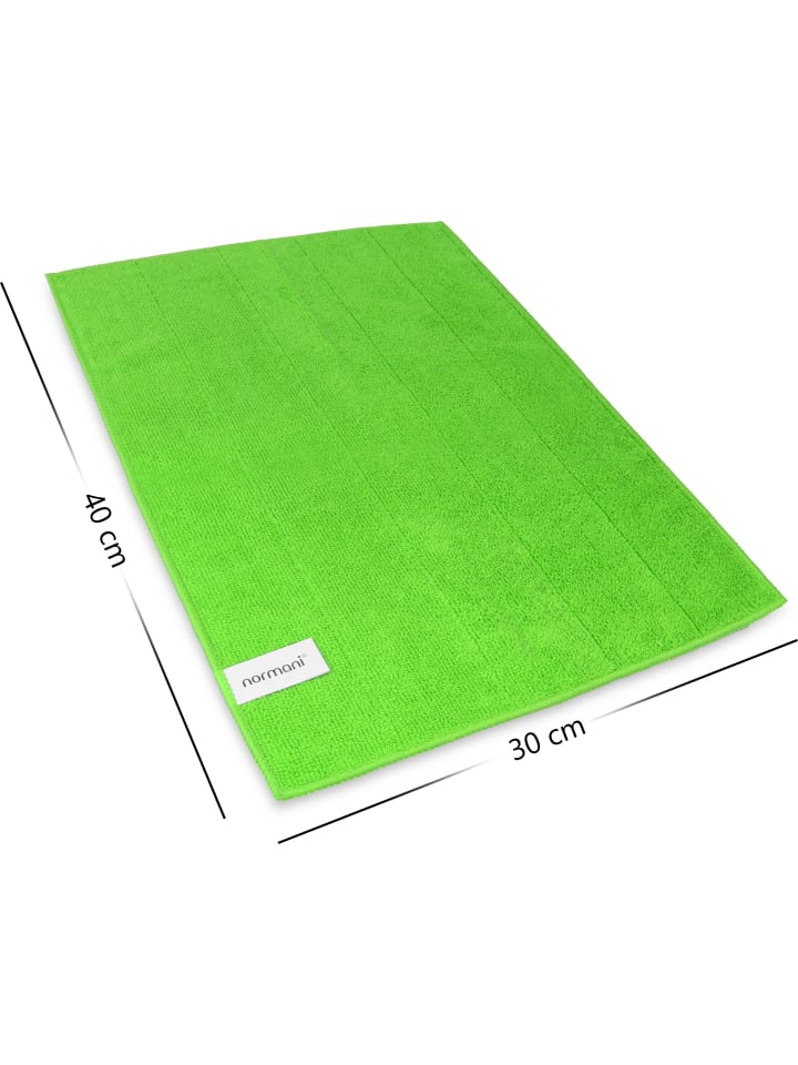 normani 12 Stück Mikrofasertuch Reinigungstuch für Küche und Bad in Blau/Rot/Gelb günstig kaufen 30 x 40 cm