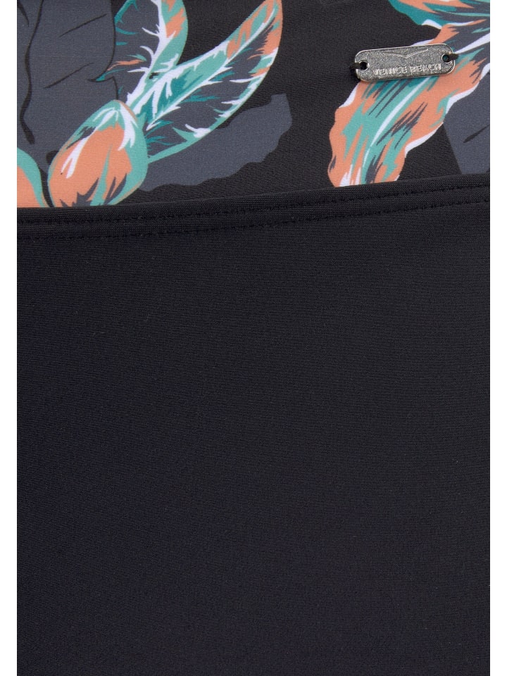 Venice Beach Bikini-Hotpants in schwarz-bedruckt günstig kaufen