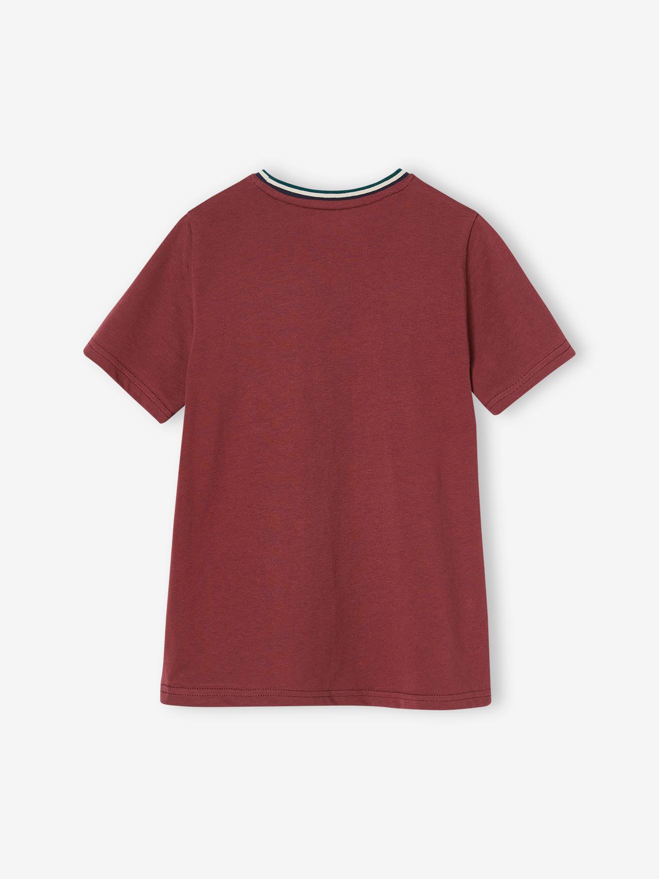 Vertbaudet Jungen T-Shirt, Fuchs - bordeaux
