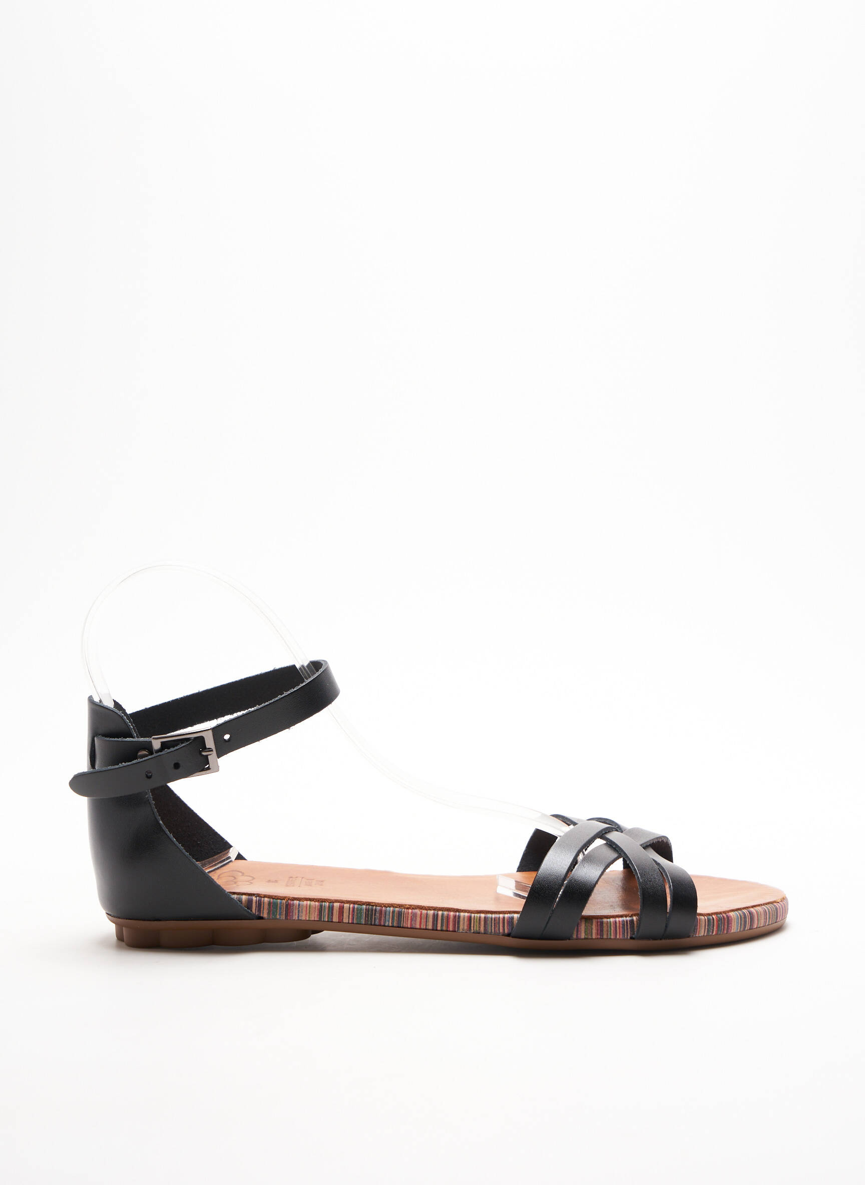 Porronet Sandales Nu Pieds Femme couleur noir