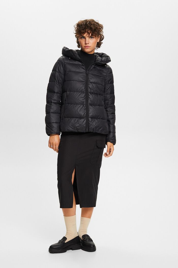 Steppjacke mit Kapuze