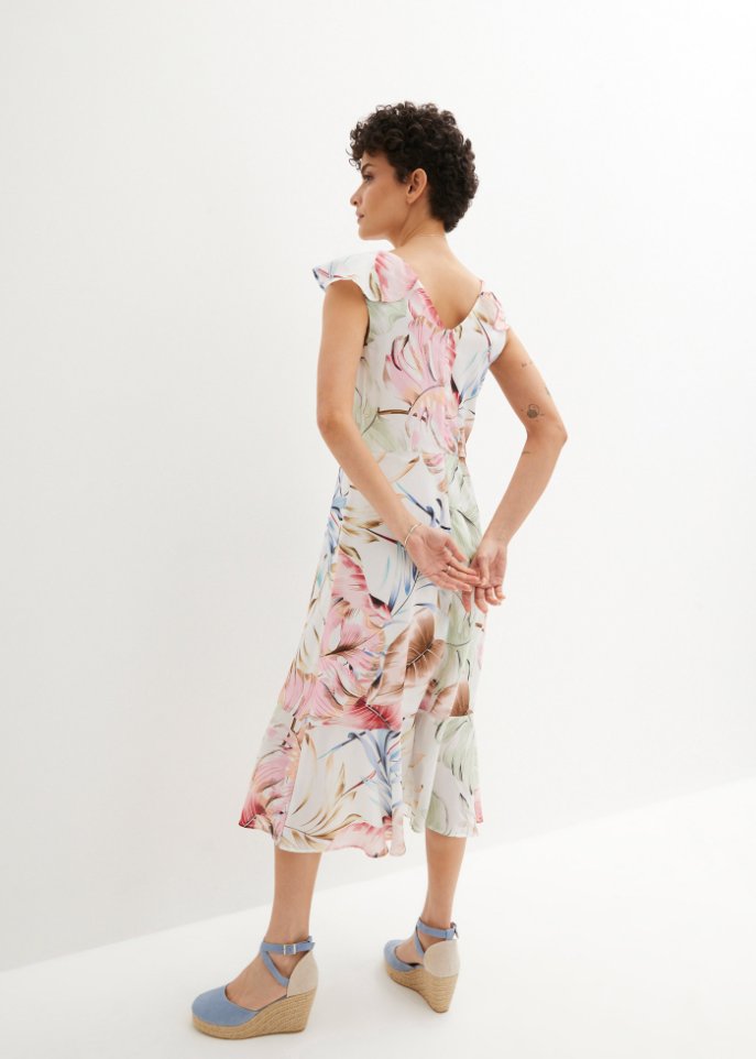 Kleid mit Volants