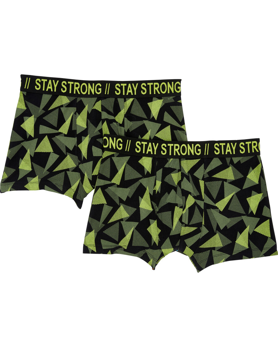 Retro Boxershorts mit Schriftzug