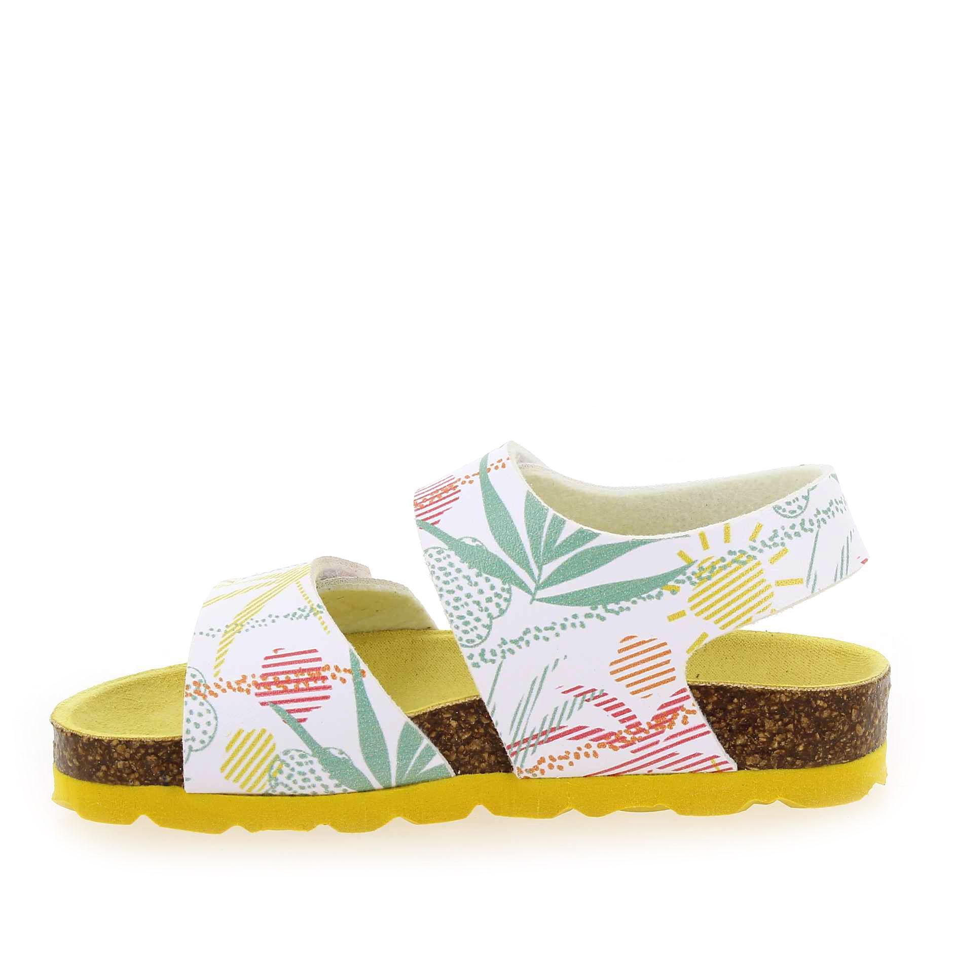 Kickers  SUMMERKRO - Blanc Jaune