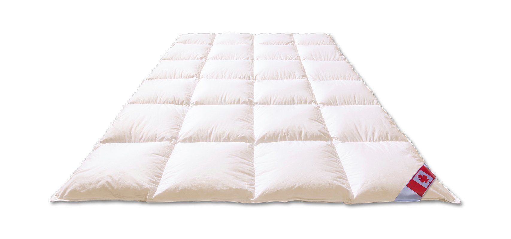 Daunenbettdecke, Daunenbettdecke, 4x6 Canada Warm mit 1cm Steg, 90% Daunen, KÜNSEMÜLLER, Füllung: 90% Daunen 10% Federn, allergikerfreundlich, wohlige Wärme sorgt für angenehmen Schlaf
