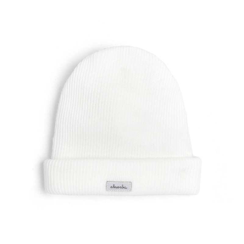 Bonnet tubulaire blanc bébé - naissance Absorba