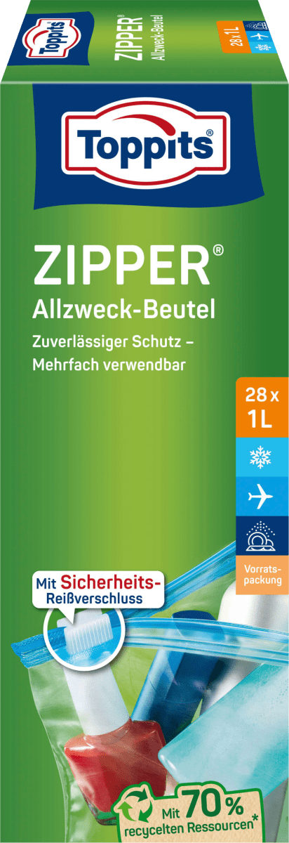 Zipper Allzweckbeutel 1 L, 28 St