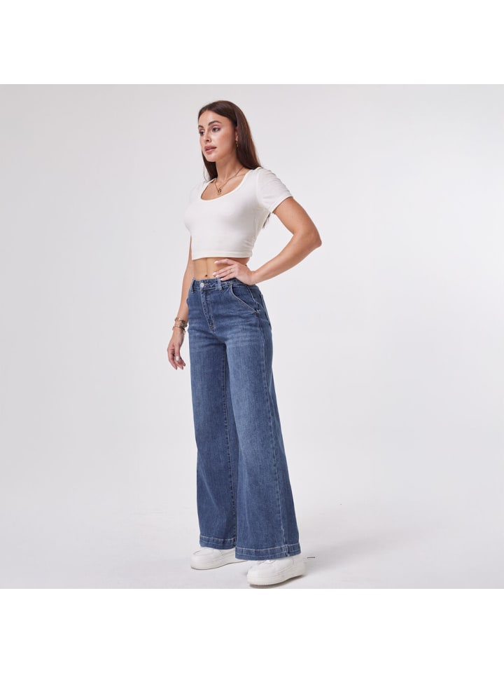 Ital-Design Jeans in Blau günstig kaufen XS
