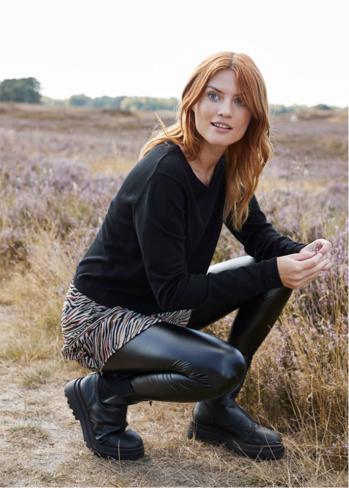 Pullover mit Rockansatz