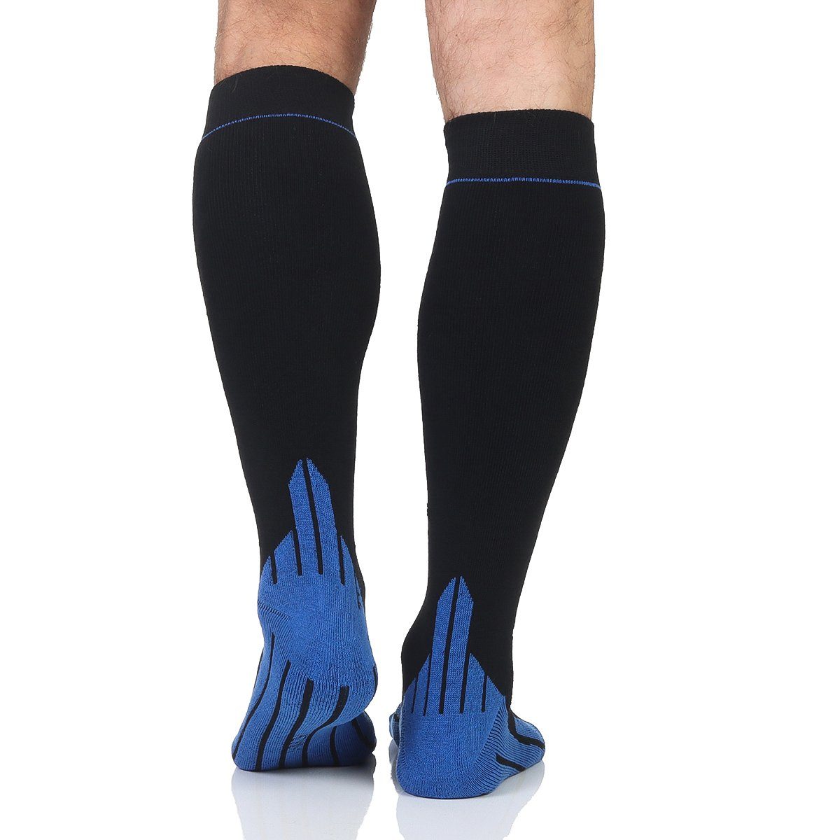 Sockenhimmel Skisocken 4er Pack Herren Thermo- Kniestrümpfe warme Socken Funktionsstrümpfe Vollfrottee, Gepolstert