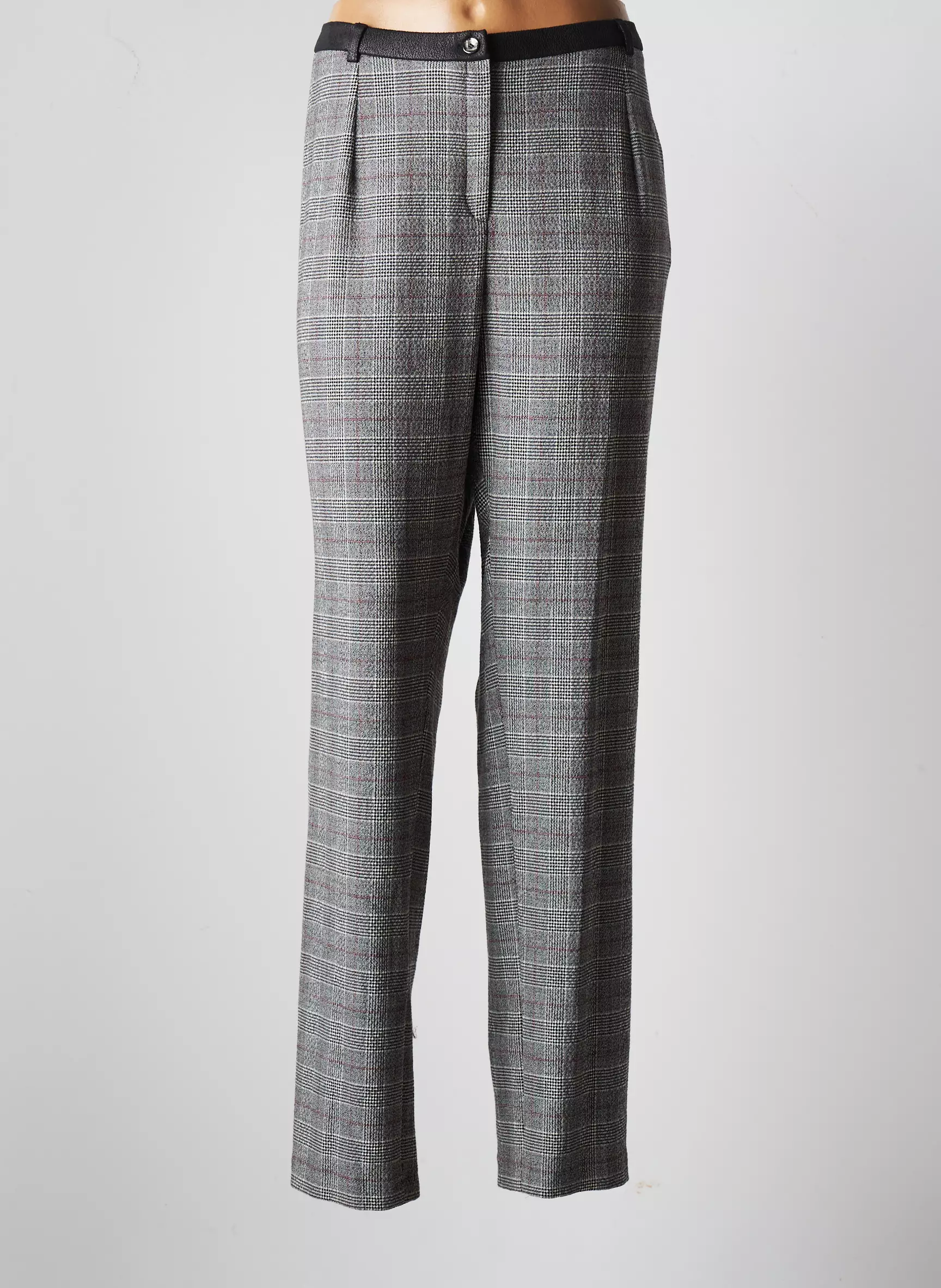 Jumfil Pantalons Droits Femme couleur gris