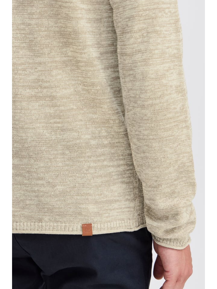 BLEND Strickpullover BHDan 20700587ME Strickpullover mit aufgerollten Säumen in Weiß günstig kaufen