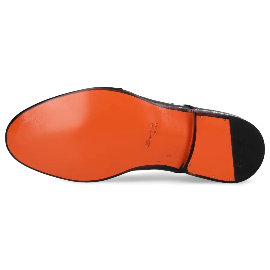 Santoni - Monk Schuhe 17744 Kalbsleder - schwarz