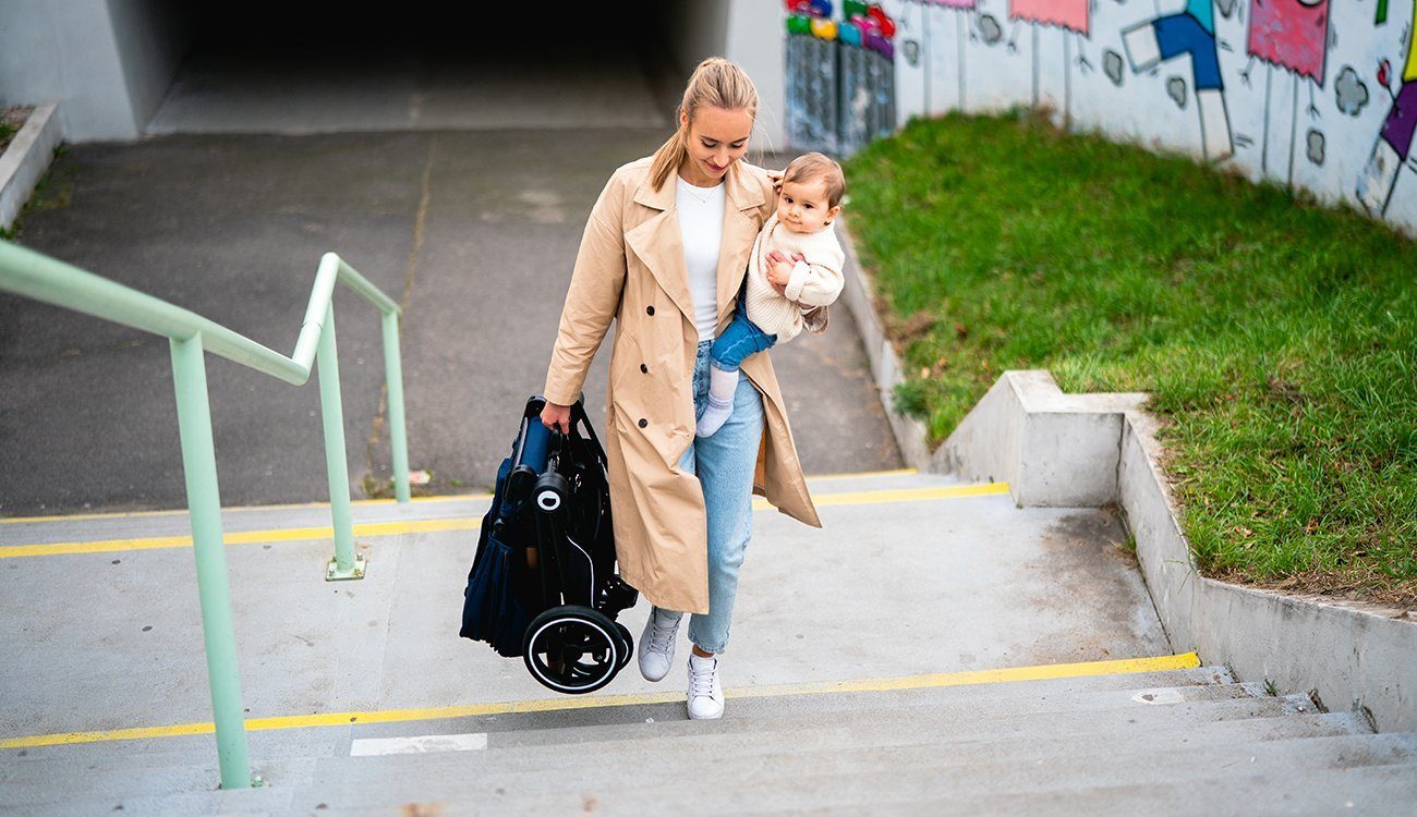 lionelo Kombi-Kinderwagen LO-MIKA 3in1, UPF 50+ MatratzeRegenschutzXXL 0 bis 22kg