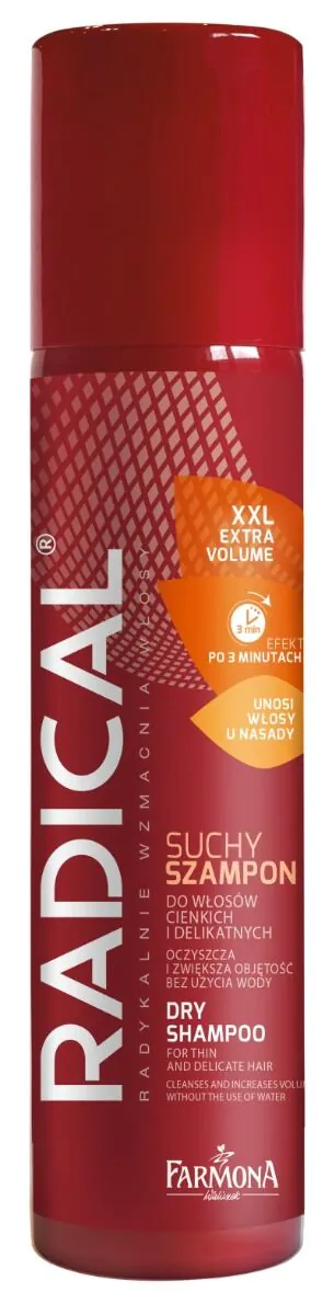 Radical suhi šampon za tanku i osjetljivu kosu Mega volumen 180 ml