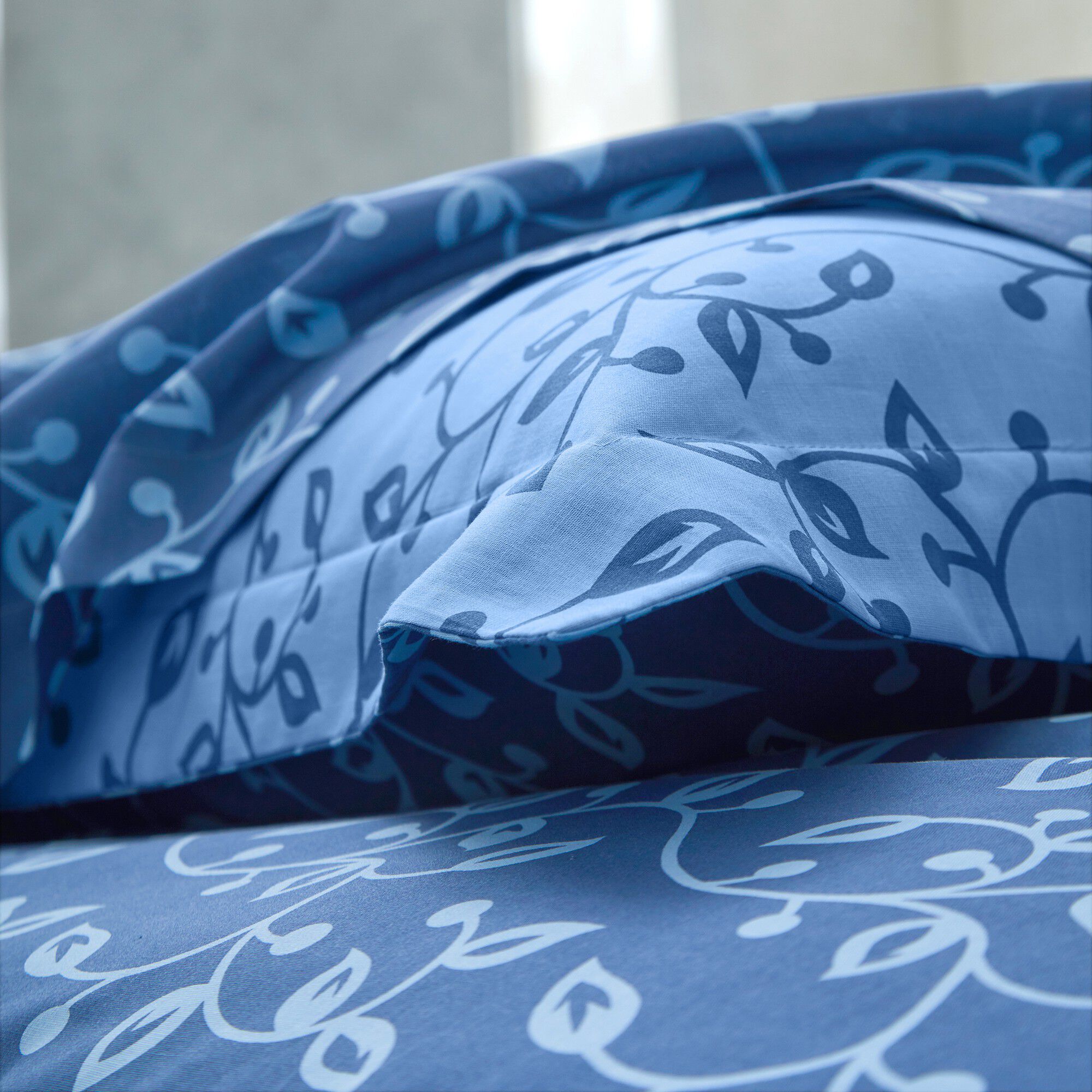 Linge de lit Héritage en coton à motifs volutes