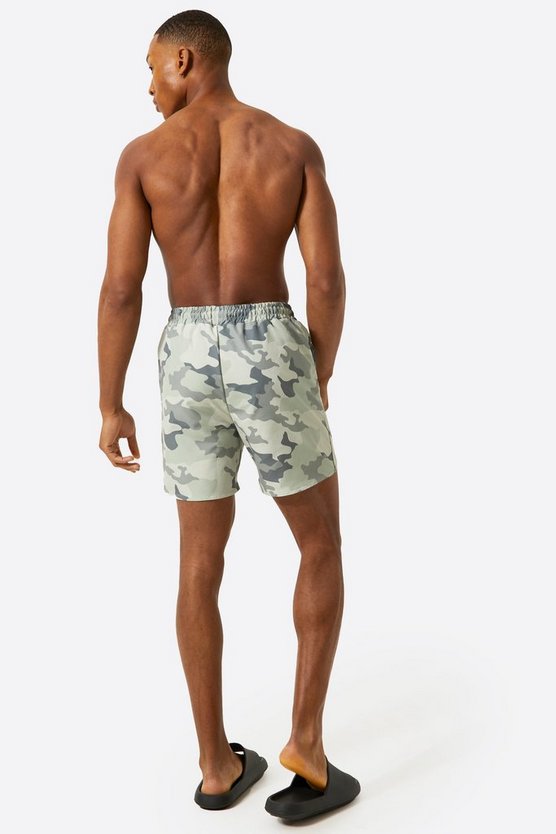 Mittellange Cargo-Badeshose