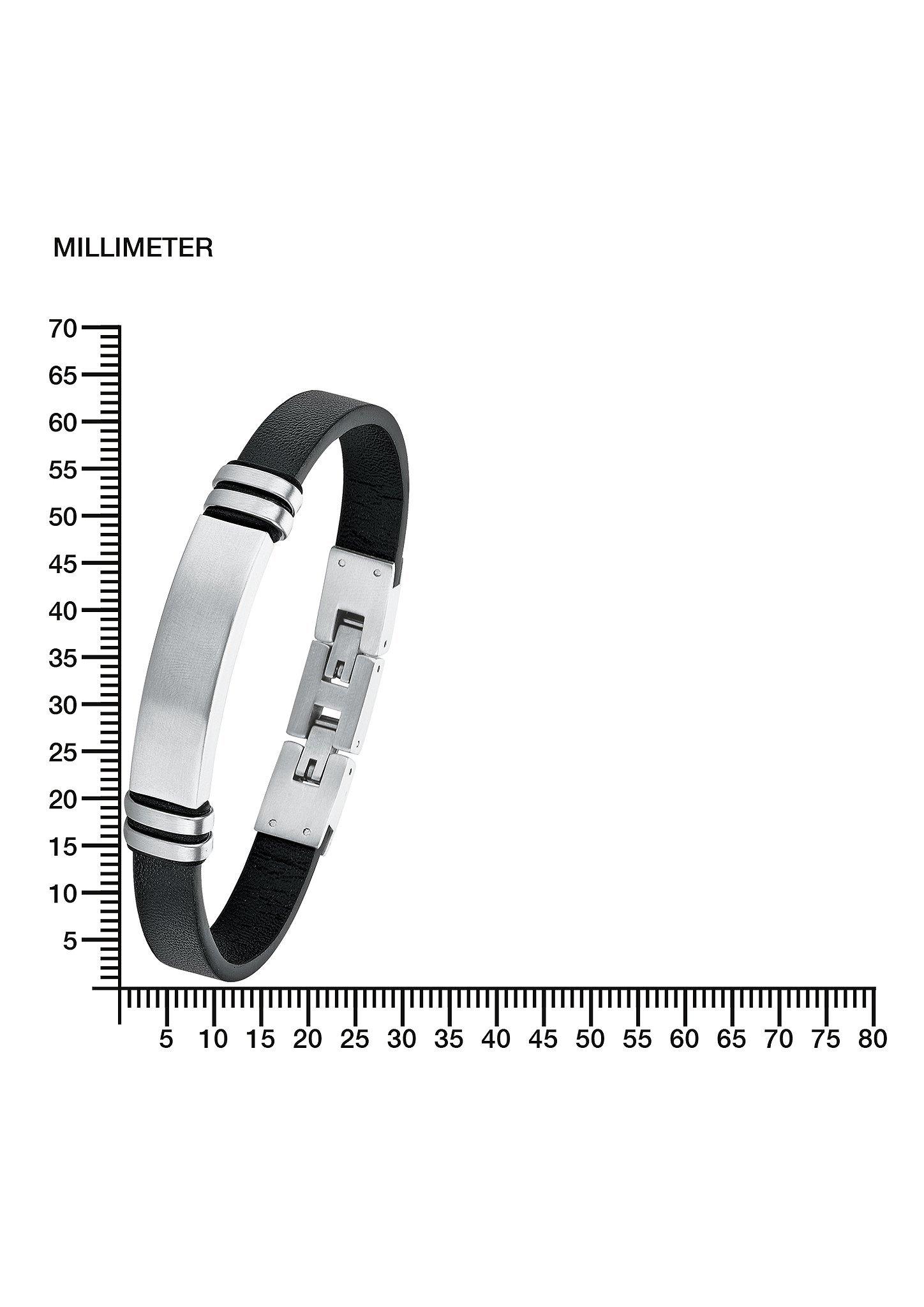 Ident-Edelstahlband aus Leder  272.708.6412.0926-99B0