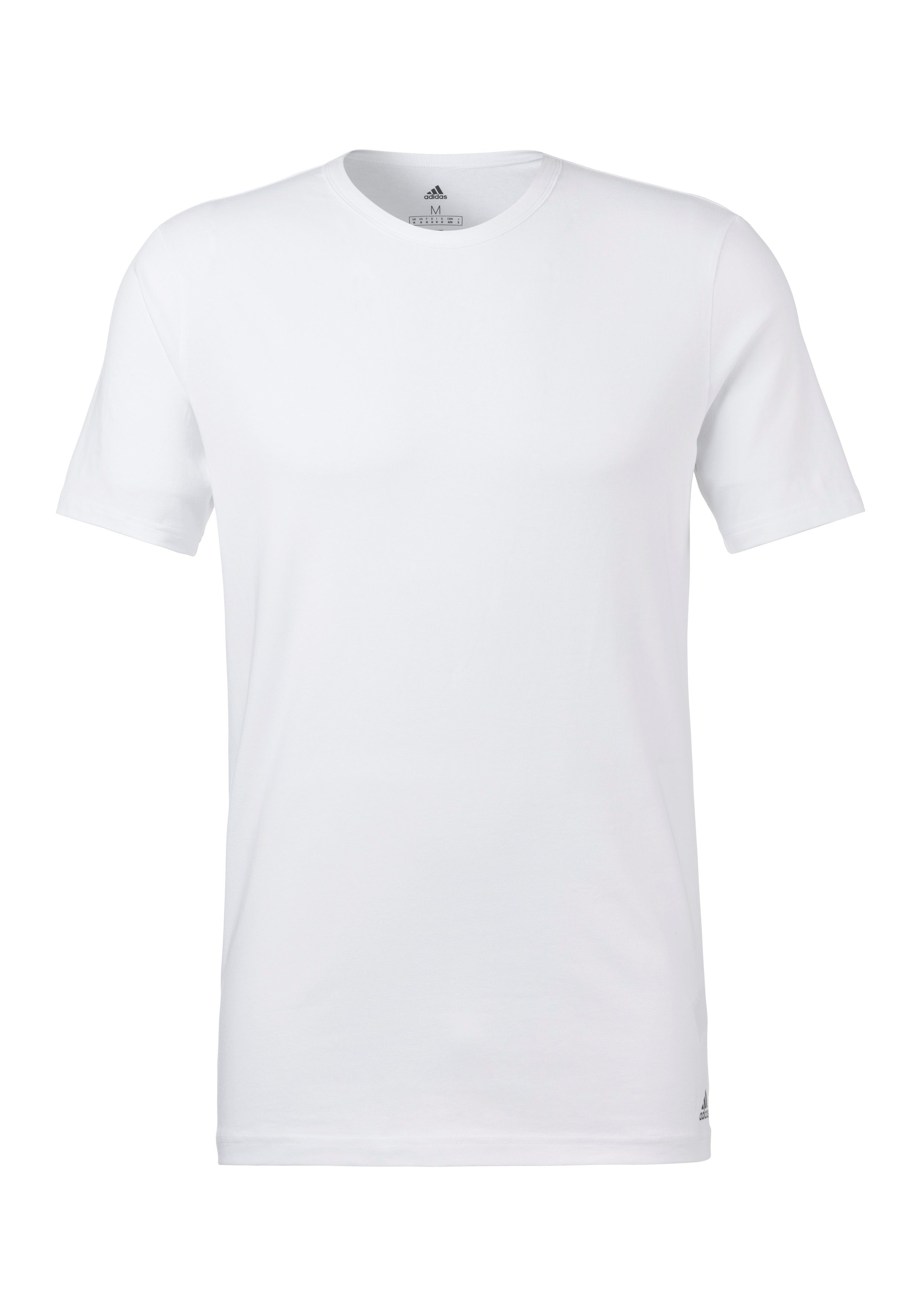 adidas Sportswear T-Shirt (2er-Pack) mit Rundhalsausschnitt