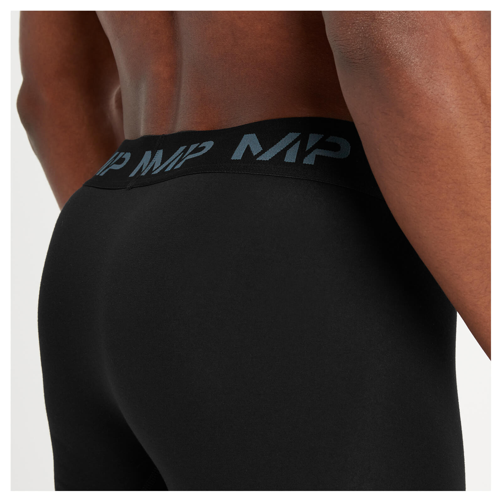 Boxers à logo coloré MP pour hommes  – Noir/Bleu fumé/Bleu galet/Gris foncé