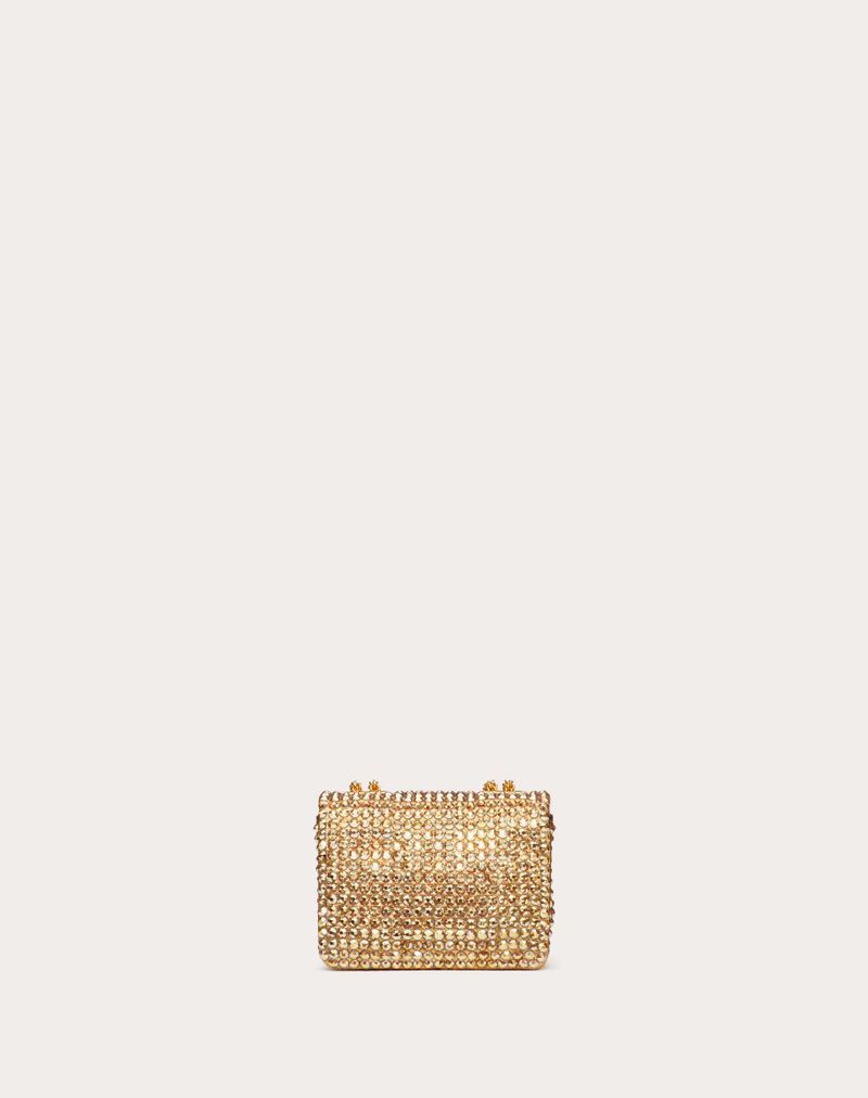 MICRO BOLSA COM UMA CORRENTE DE BRINCO COM BORDADO