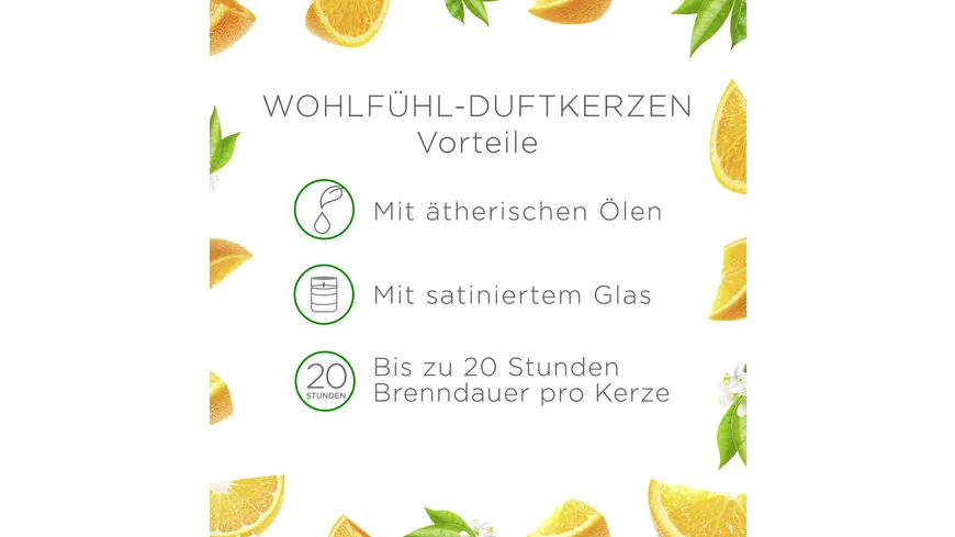 Air Wick Duftkerze Anti-Tabak-Orange