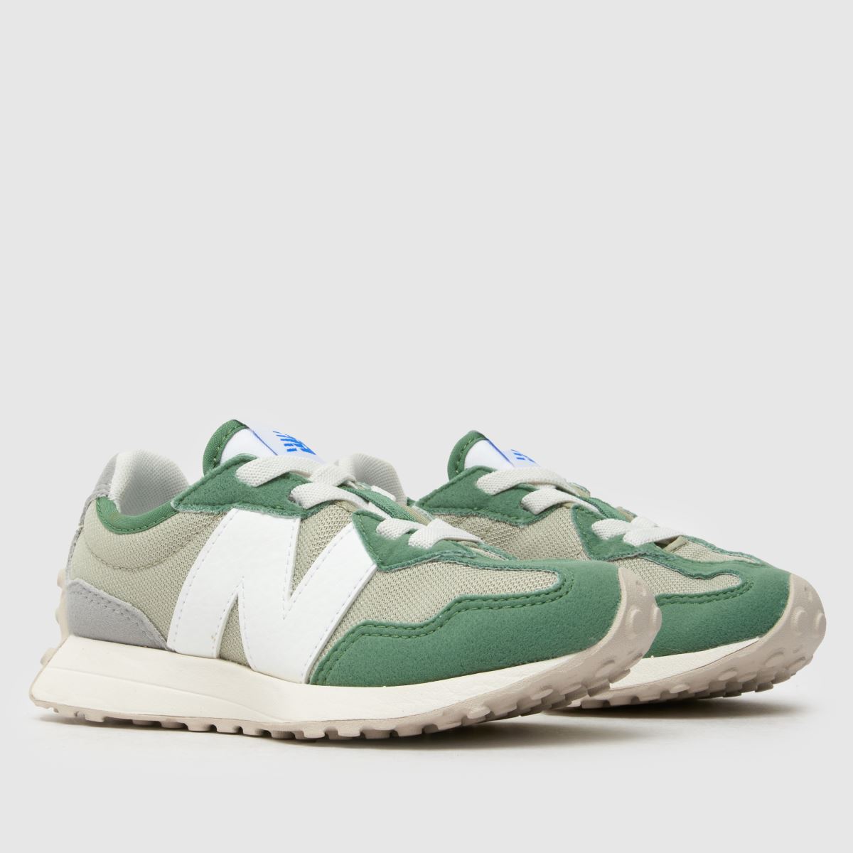 New Balance gröna 327 Junior-träningsskor
