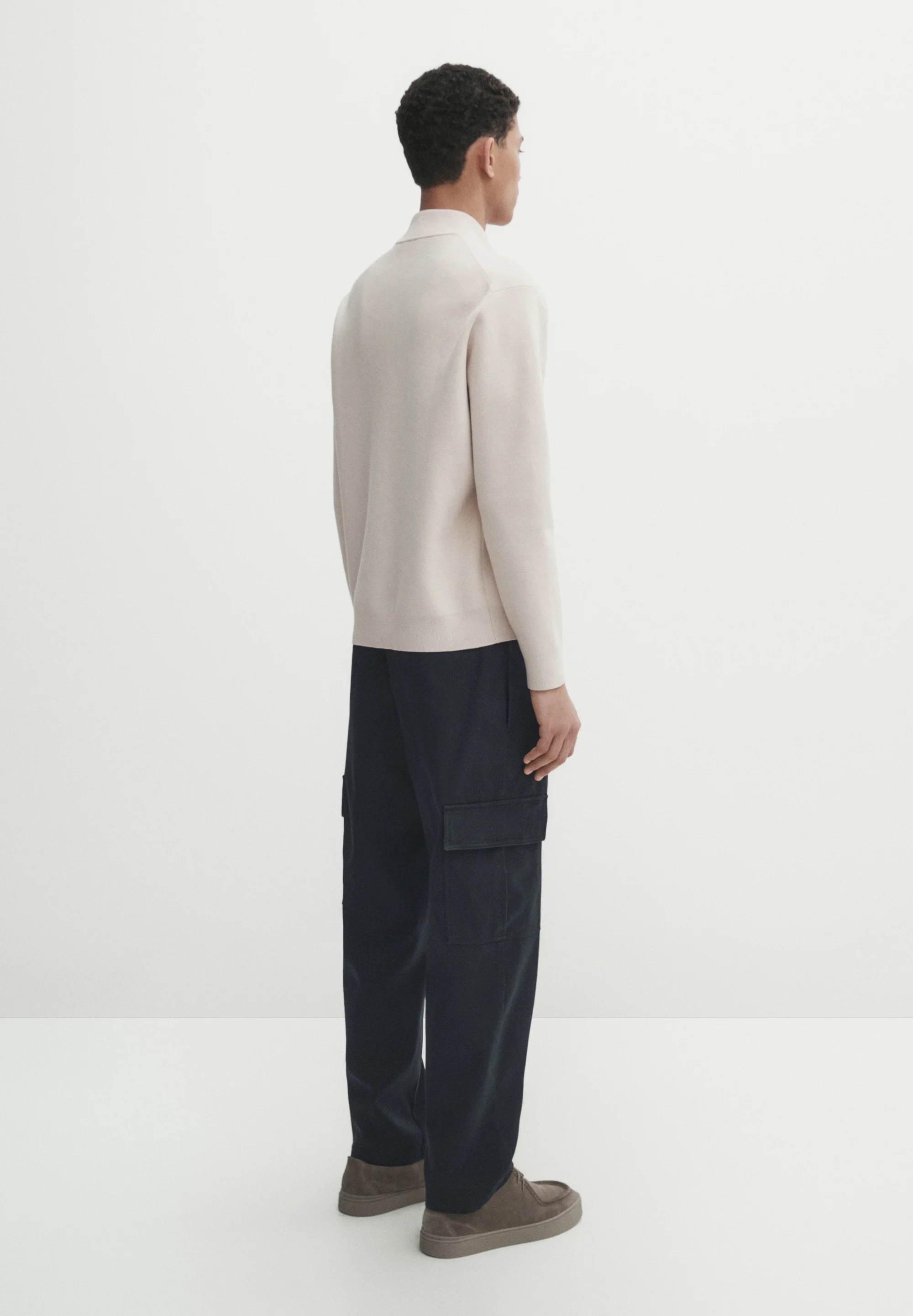 Massimo Dutti MILANO CON CUELLO ALTO Y CREMALLERA - Cárdigan