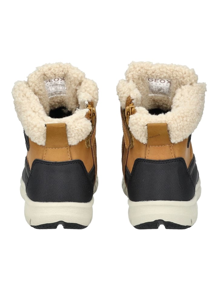 Geox Stiefelette in Schwarz/Gelb günstig kaufen