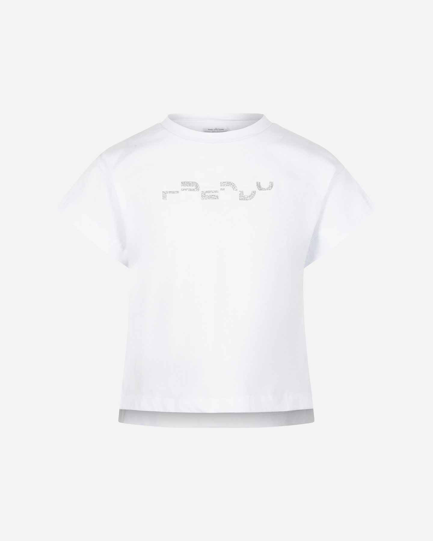 Koszulka Freddy Crop Logo Glitter Jr FR1783-005