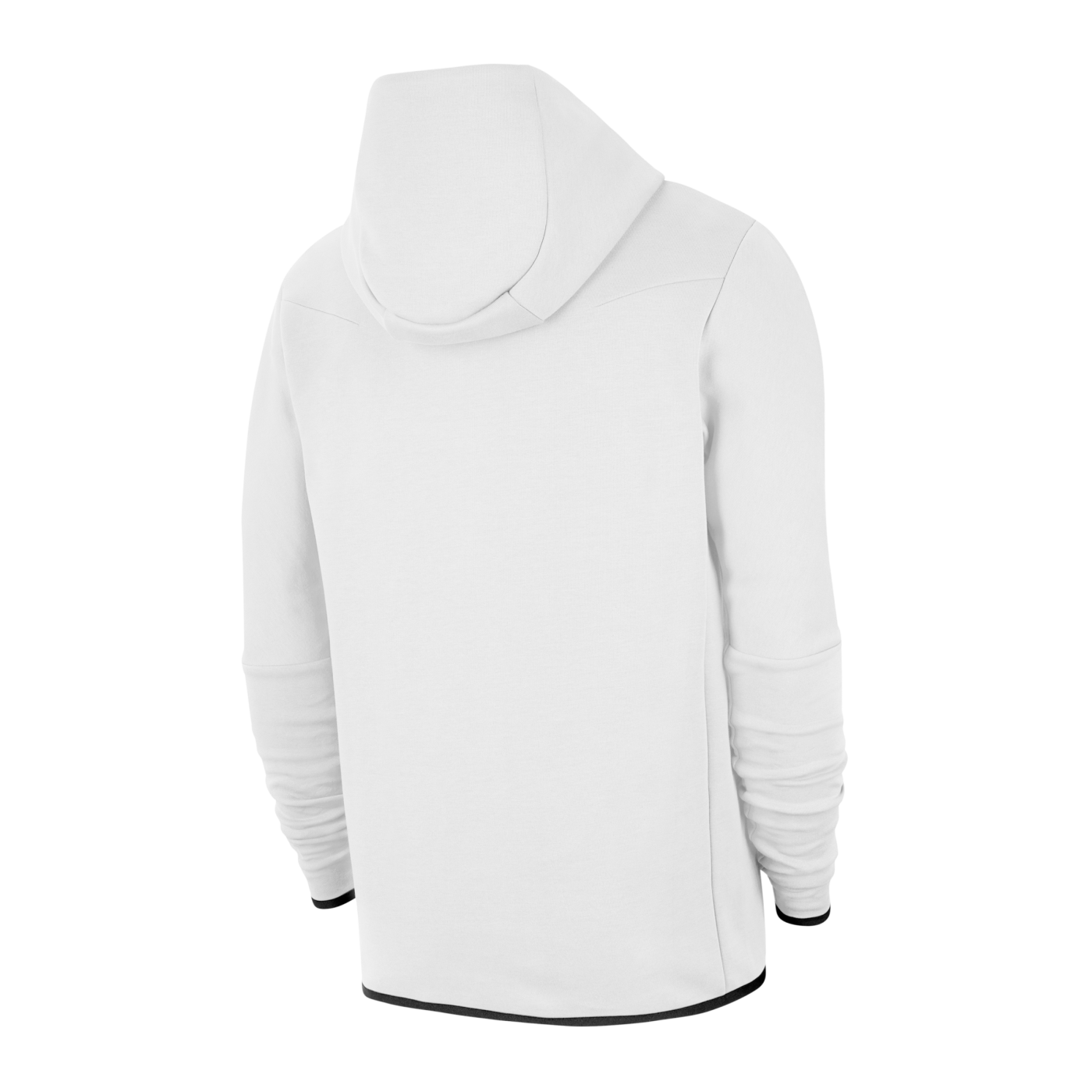Nike Tech Fleece Kapuzenjacke Weiss Schwarz F100
