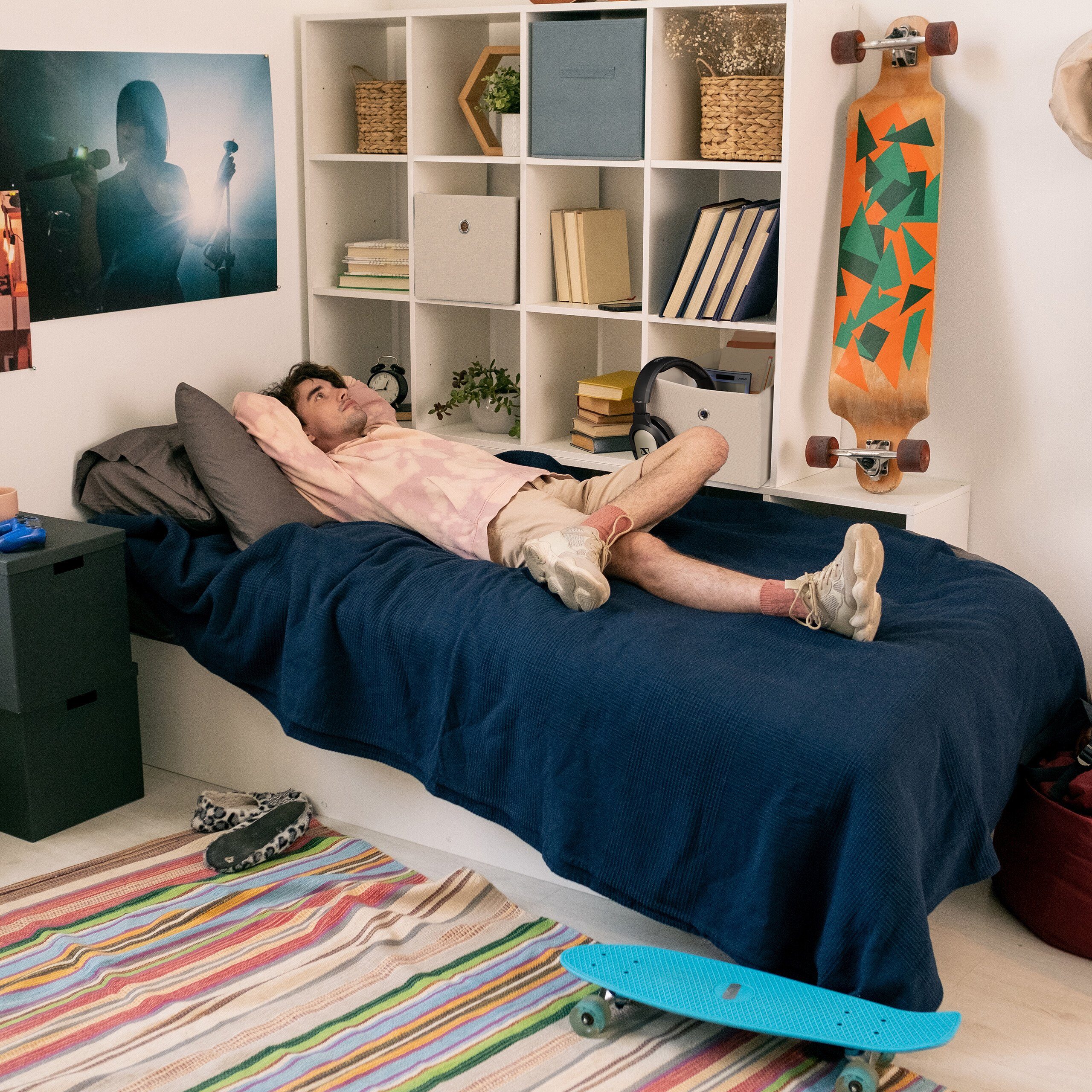 relaxdays Aufbewahrungsbox Aufbewahrungsbox im 2er Set, Grau