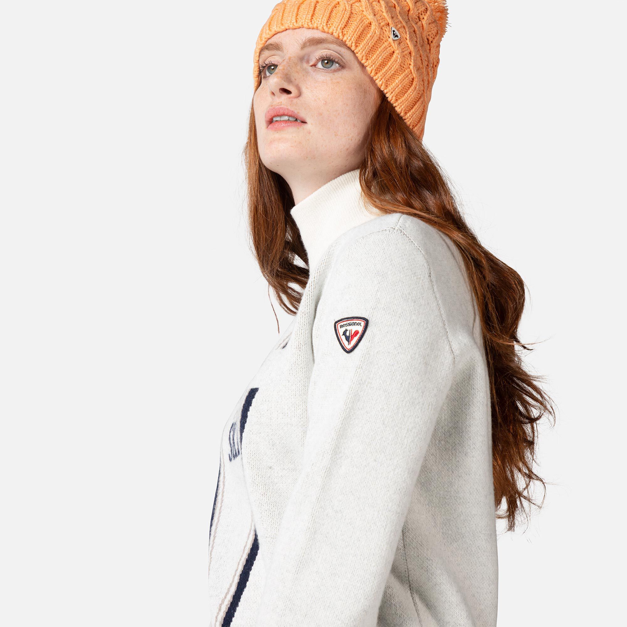 Pull en maille à col haut Victoire femme
