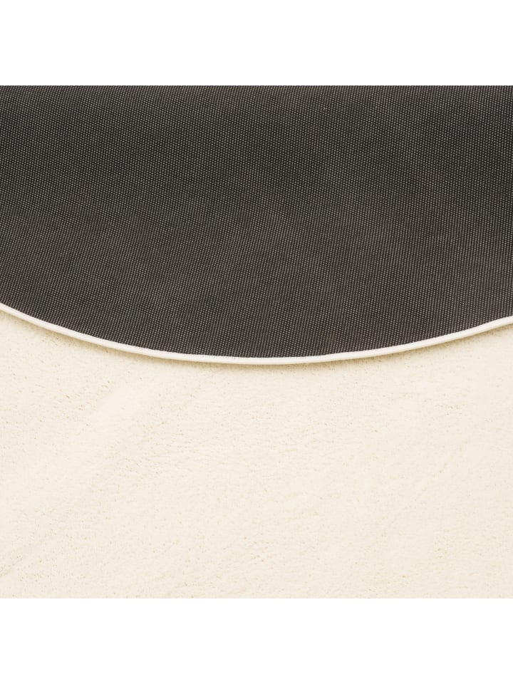 Pergamon Hochflor Langflor Teppich Super Soft Melia Rund in Creme günstig kaufen 120 x 120 cm