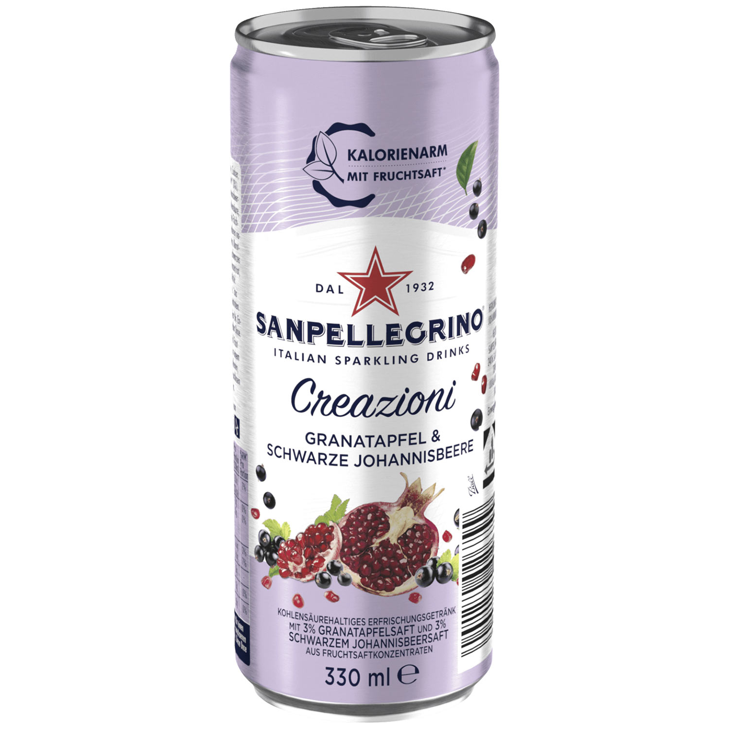 Sanpellegrino Creazioni Granatapfel & Schwarze Johannisbeere 330ml