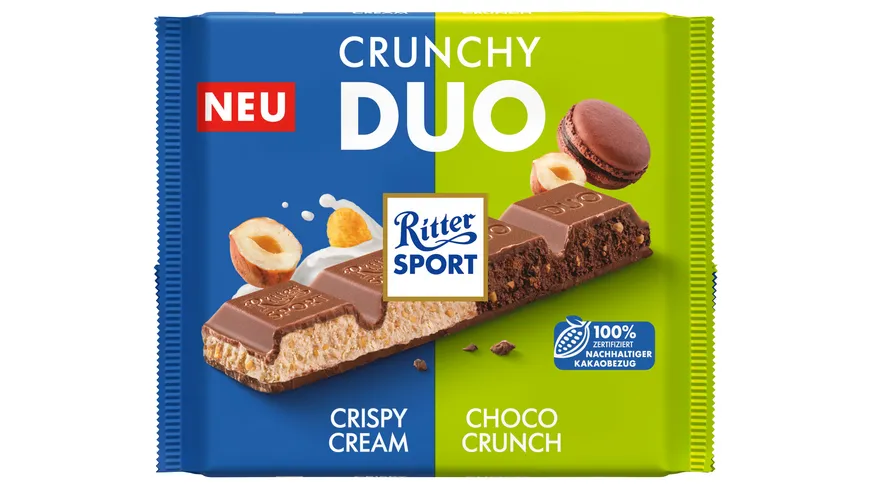Ritter Sport Crunchy Duo Tafel 218 g
