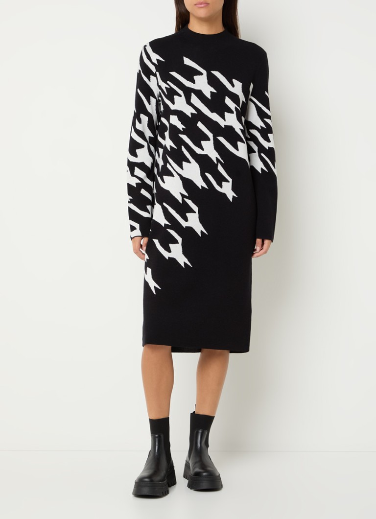 Abito midi in maglia fine stampata di Gerry Weber