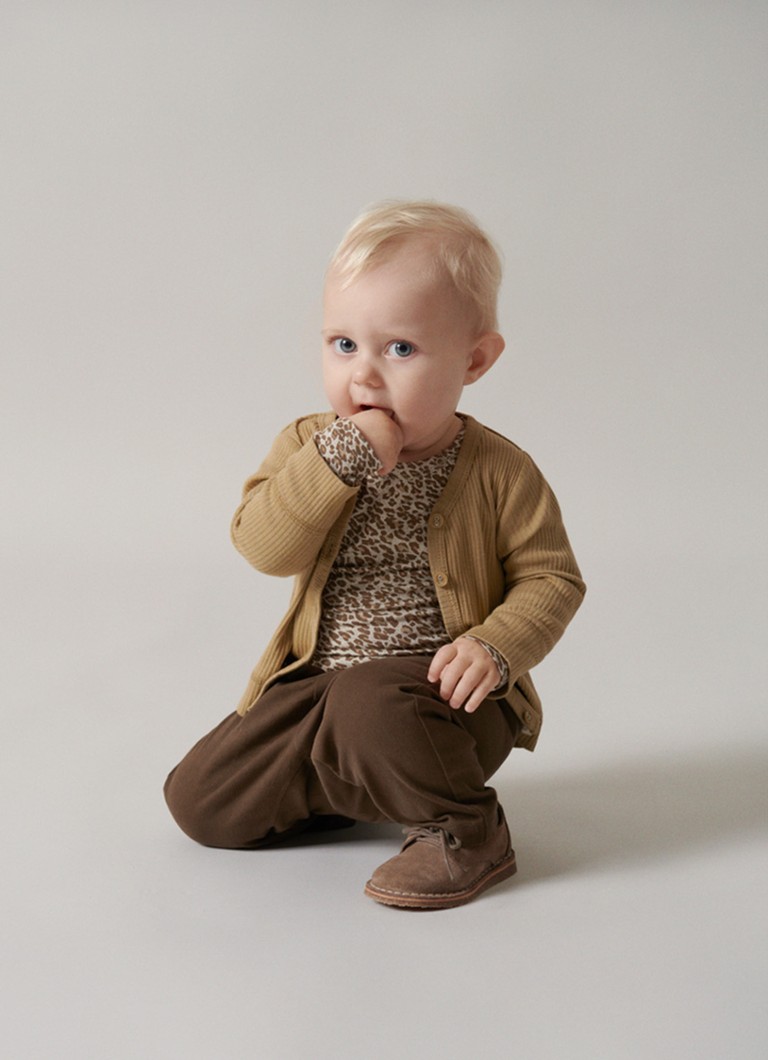 Salopetă Leo cu imprimeu leopard de la MarMar Copenhagen
