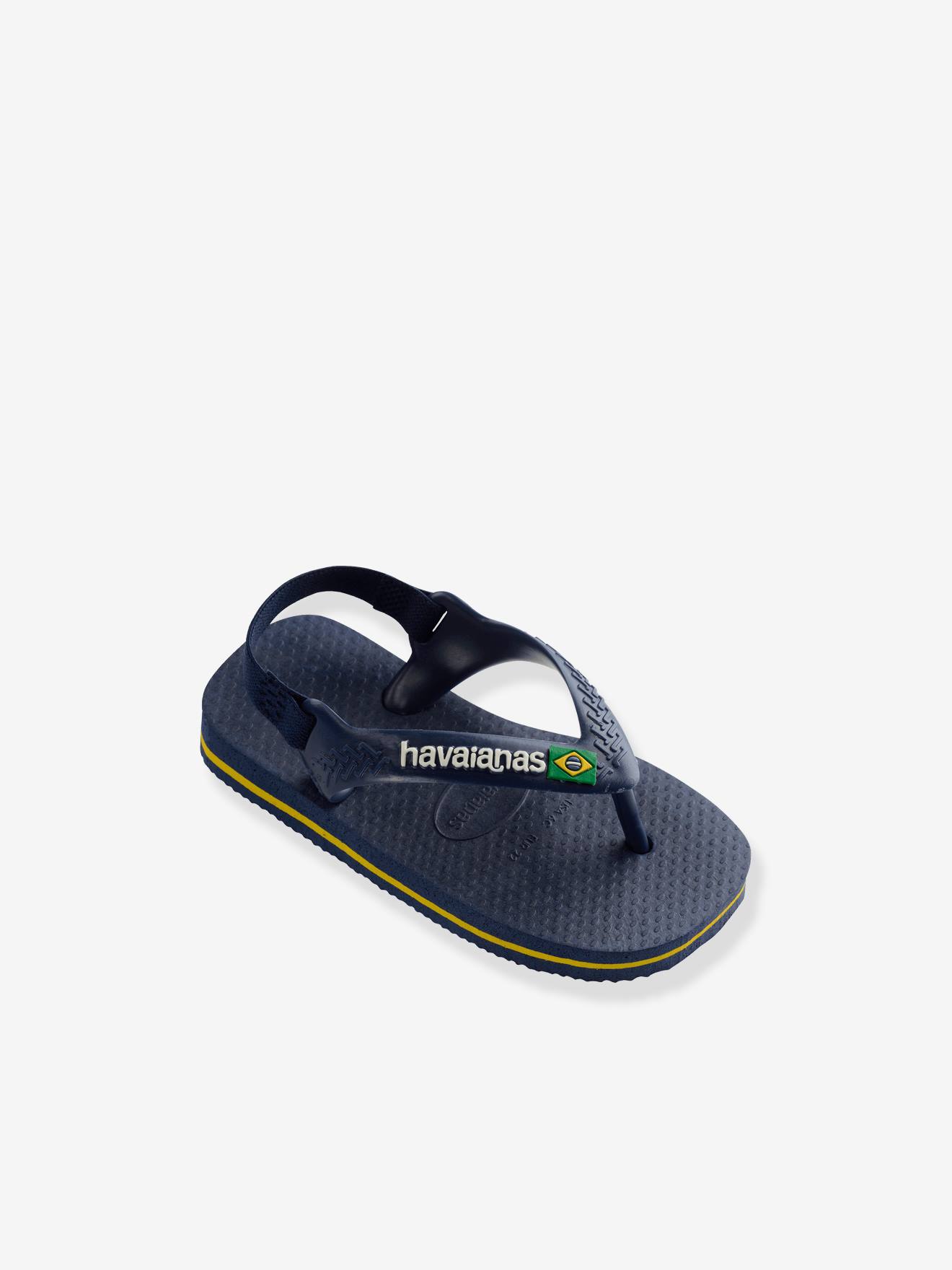 Tongs Baby Brasil Logo II HAVAIANAS marine
